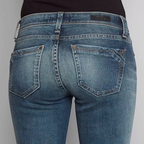 Buckle Black Candiani Denim Fit No. 53 Mid Rise Skinny Size 25 Made in Italy - Picture 13 of 13